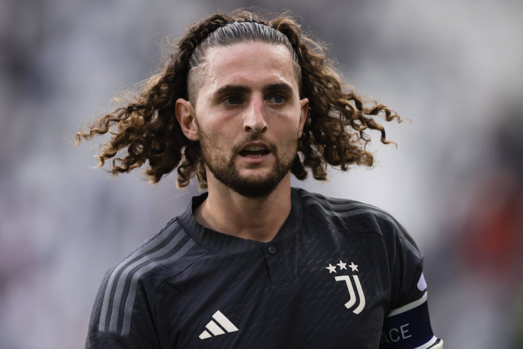 Il centrocampista francese della Juventus Adrien Rabiot (Photo by Nicolò Campo/IPA Sport via IPA agency)