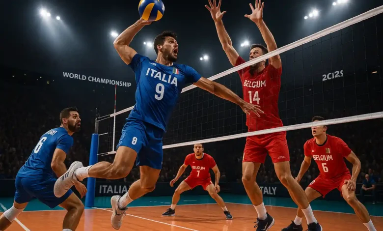 Italia Belgio Mondiali volley 2025